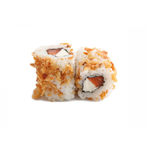 California saumon Fromage frais et Oignons frits